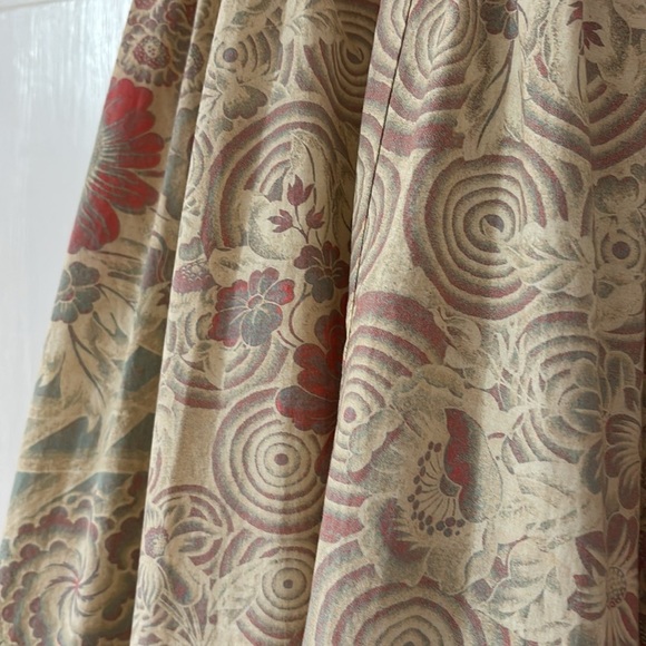 ULLA JOHNSON Nanette Dress in Haze Midi Dress Floral Print Size 6 Cotton Poplin‎ - Picture 15 of 16